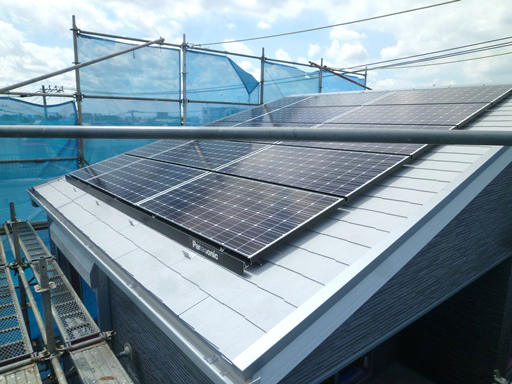 太陽光発電パネル設置